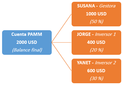 Ejemplo 3 de cuenta Alpari PAMM